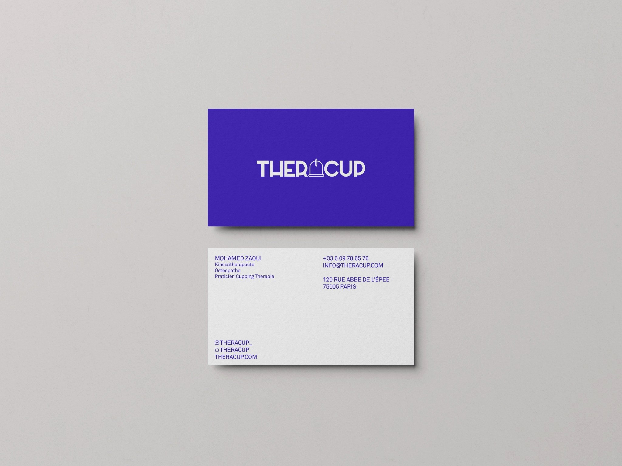 Theracup branding